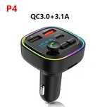 TRANSMITER bluetooth samochodowy FM3x USB adapter SZYBKA ŁADOWARKA MP3
