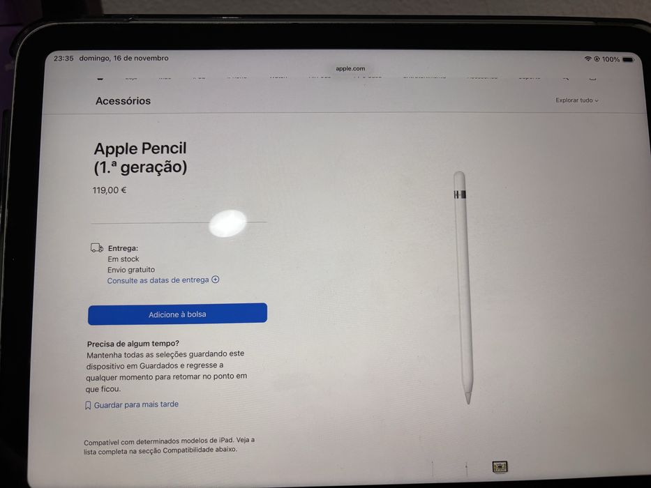 Apple Pencil (1 geração)