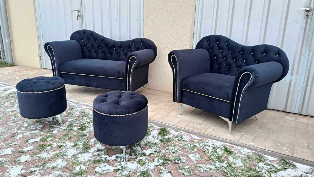 Glamour ławeczka chesterfield II