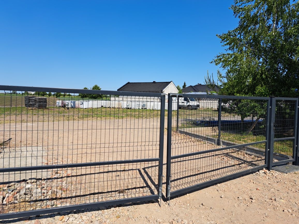 Brama dwuskrzydłowa h-150cm x400 cm ,panel fi 4 mm malowana