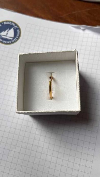 Maria Black obrączka/ mankiet pozłacany