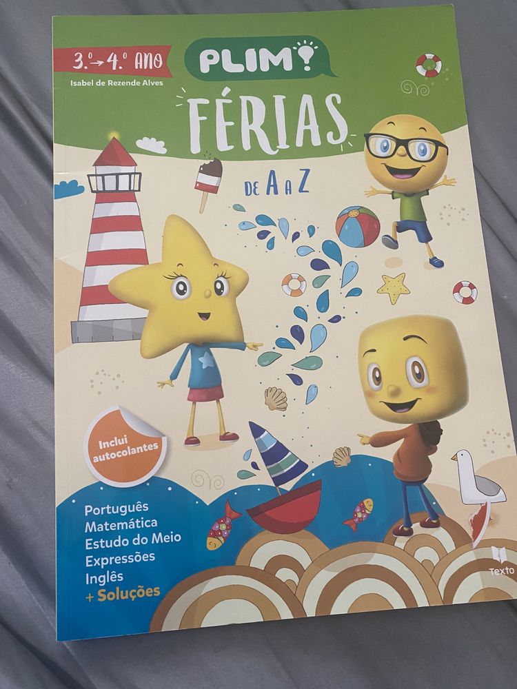 Livro Plim Férias 3º> 4º ano novo