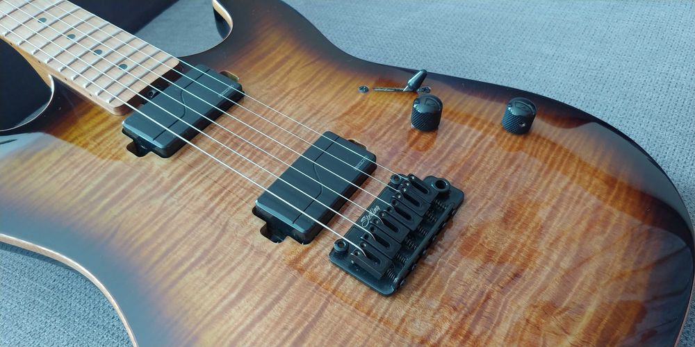 Gitara elektryczna Sterling By Music Man Sabre Cobra Burst