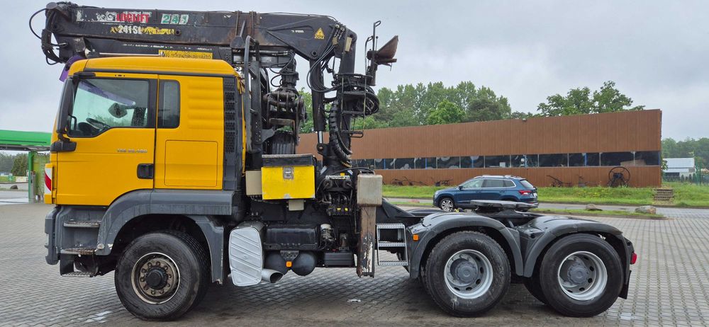 Man tgs 26-480 hydrodrive do drewna drzewa lasu dluzycy