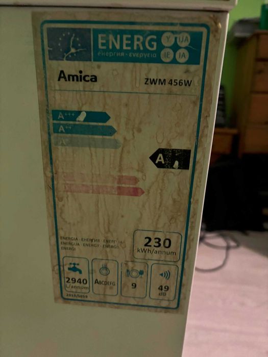 Zmywarka Amica uszkodzona