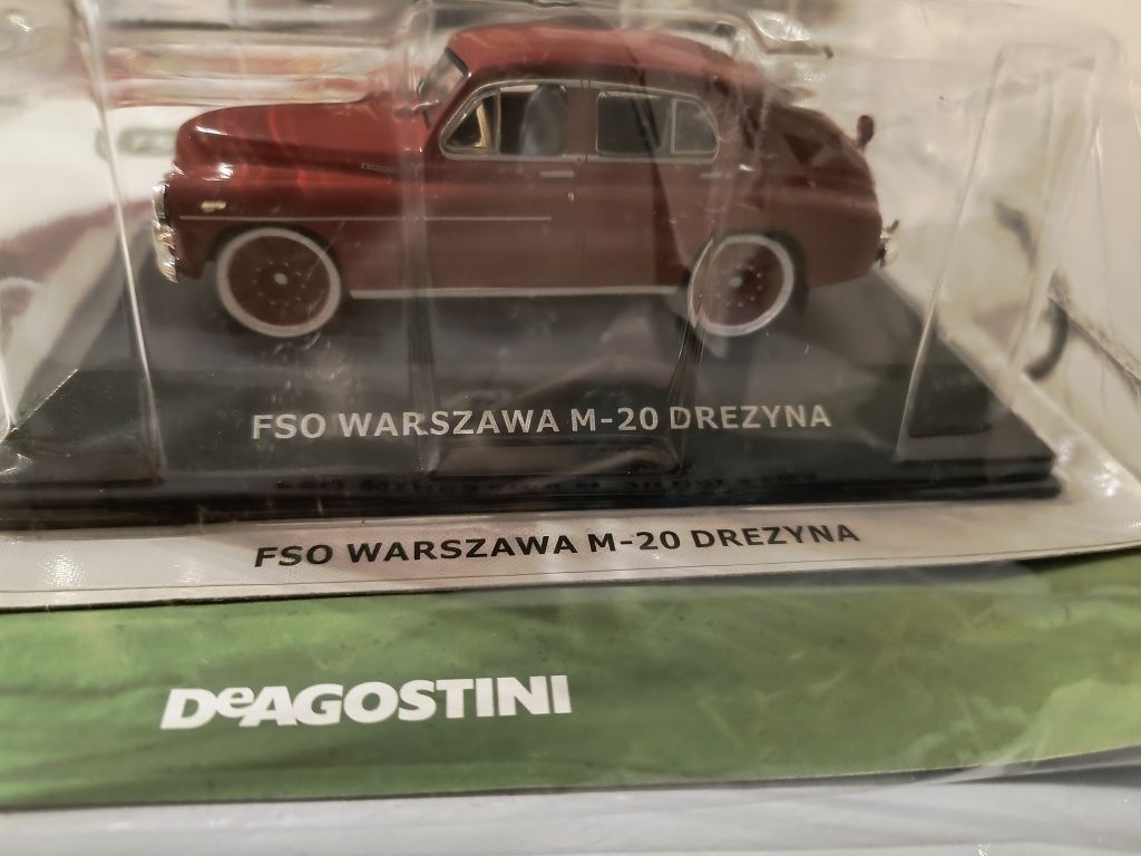 Nowa, zapakowana gazeta nr 75 DeAgostini Warszawa M20 drezyna