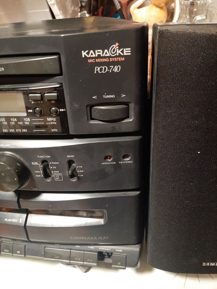 Mini wieża Samsung Karaoke PCD 740