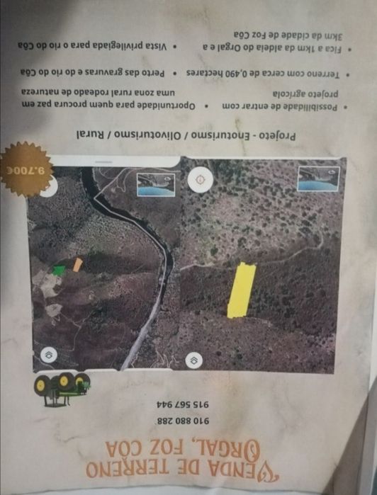 Terreno de 0,460 hectares