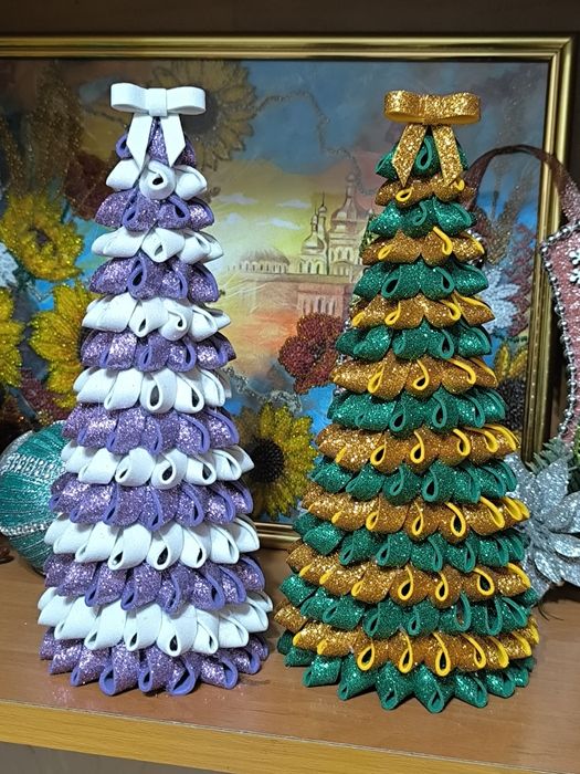 Ёлки из фоамирана