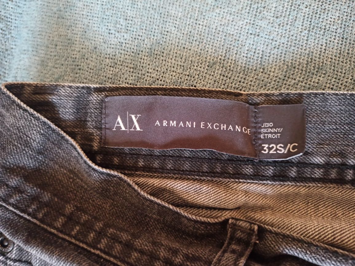 Armani Exchange spodnie jeansy męskie slim fit