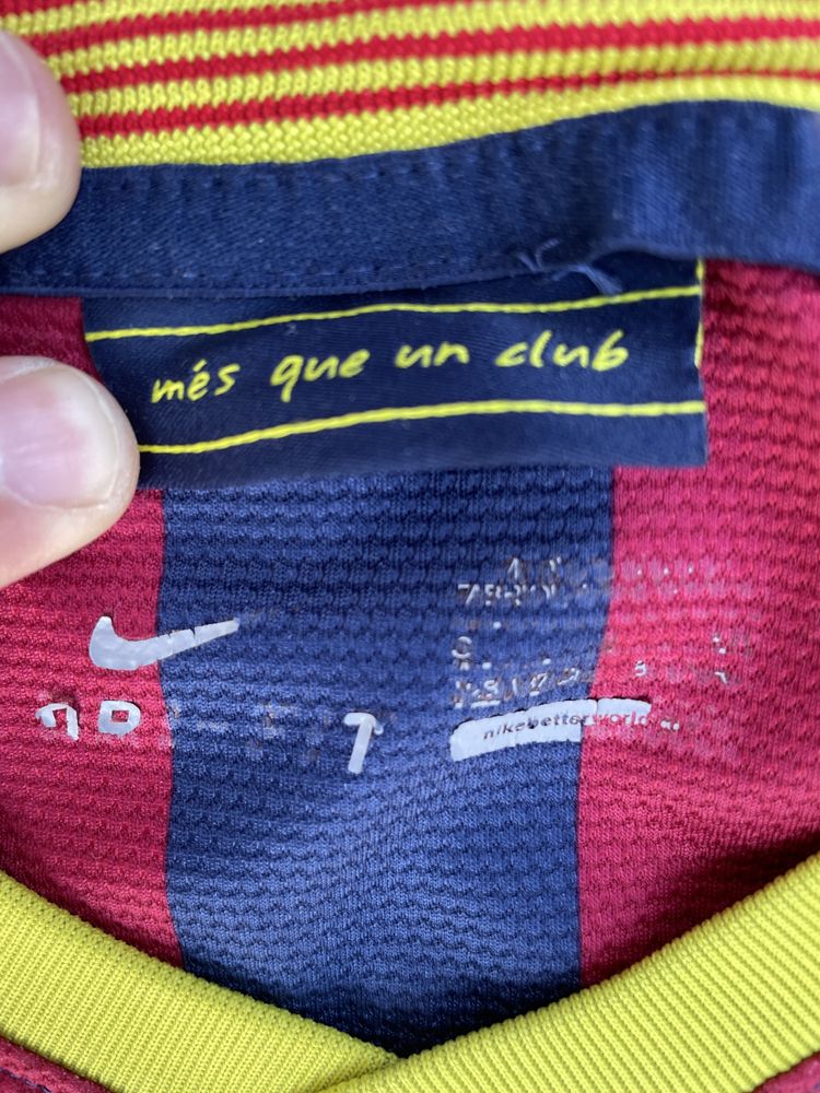 Fc Barcelona nike dri-fit 128-137 Koszulka spodenki strój piłkarski