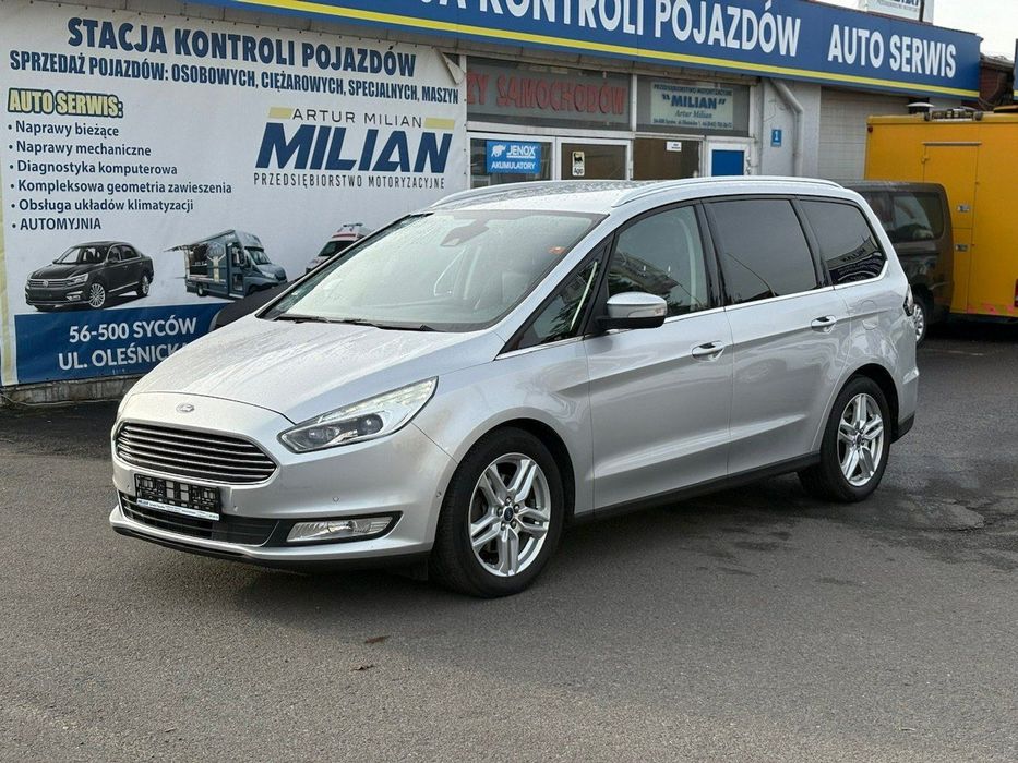Ford Galaxy 2.0Tdci 180KM Automat Titanium+ 7osobowy Navi LED Asystent Nagłośnieni