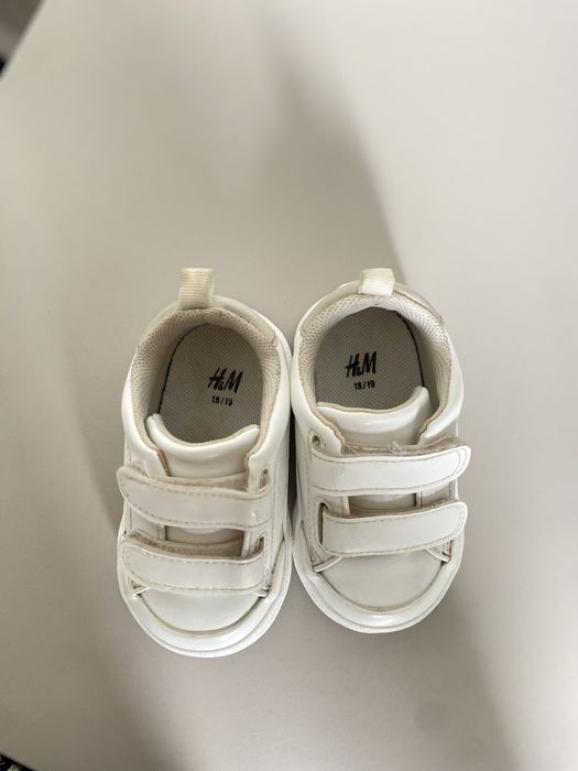 Кеди, H&M, білі кросівки, 18/19 розмір