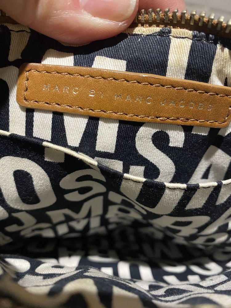 Torebka Marc Jacobs skóra cielęca karmelowa