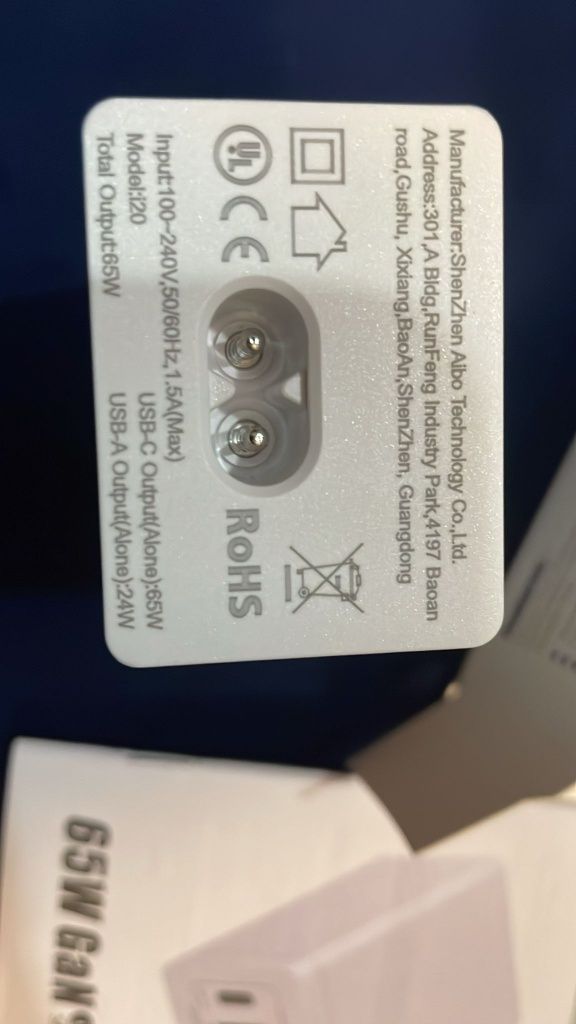 Adapter Gan 65W 4 porty