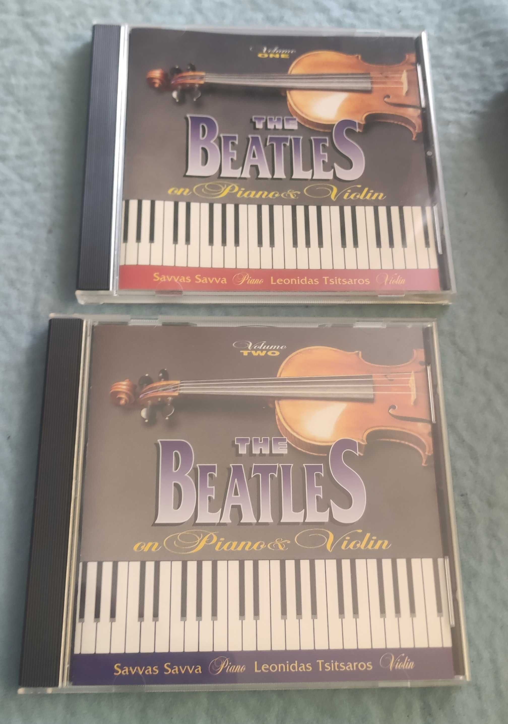 The Beatles on piano i violin płyty CD