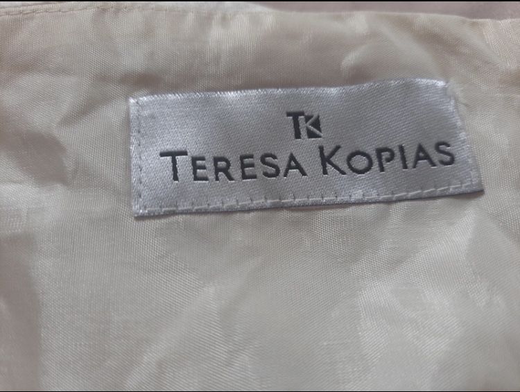 Elegancka jedwabna sukienka Teresa Kopias