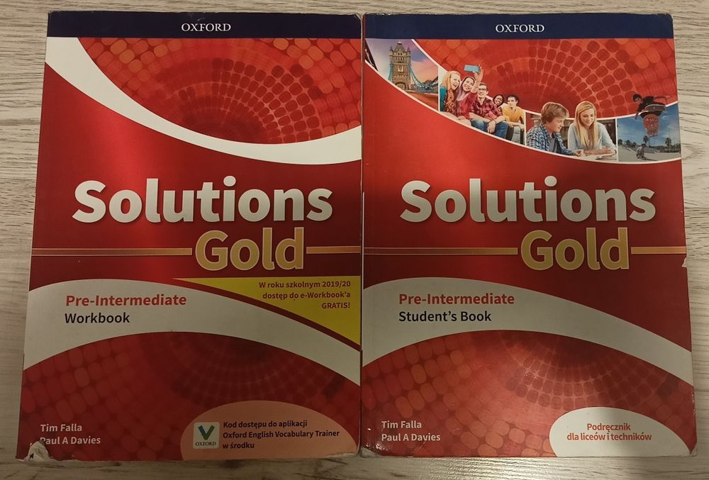 Solutions gold zestaw do j.angielskiego 1 klasa liceum,technikum