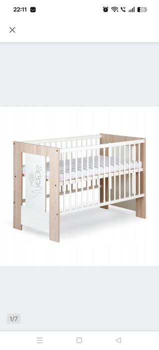 Łóżeczko i komoda dla maluszka