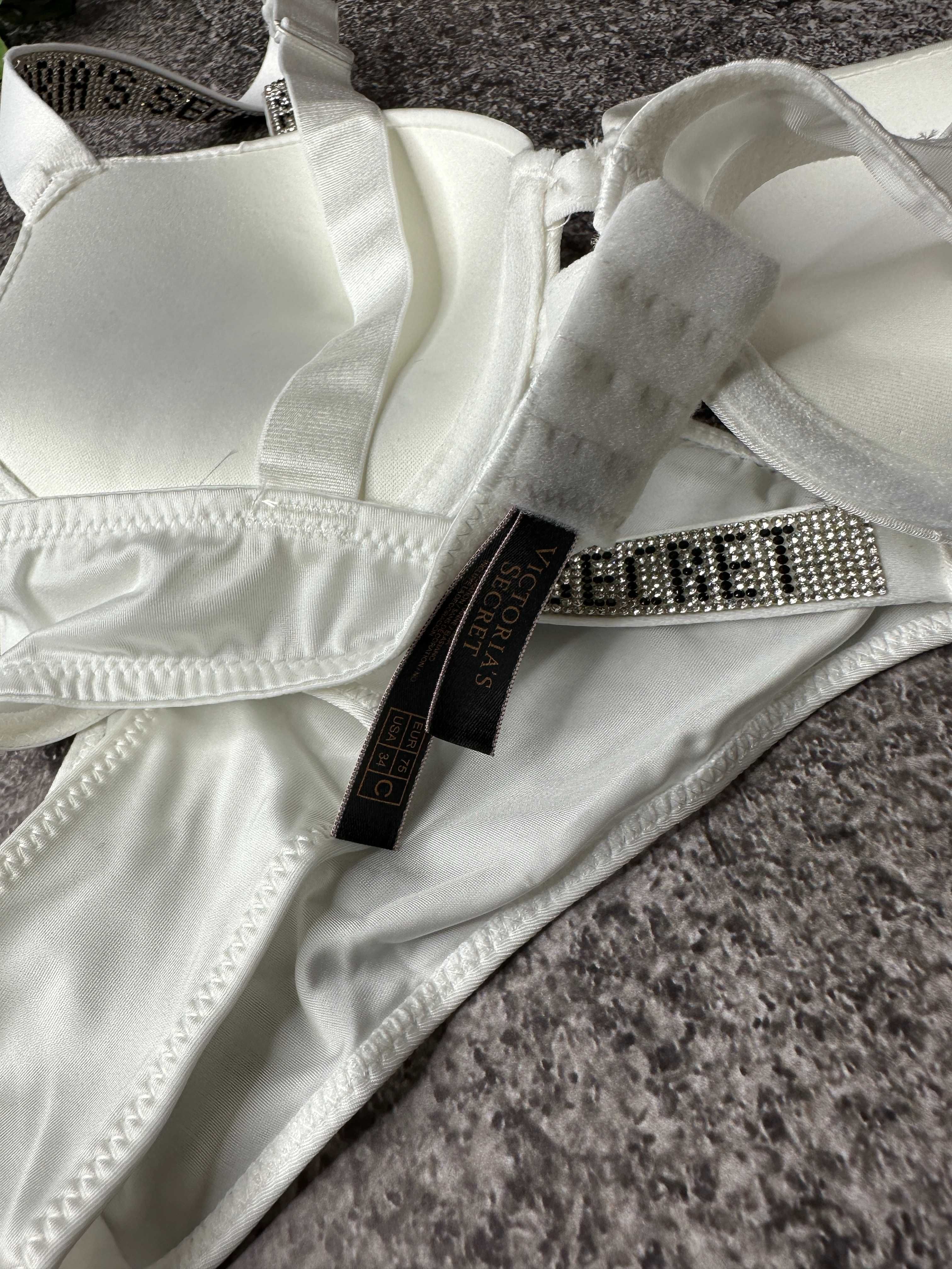 Комплект нижнего белья белый Жіноча білизна комплект Victoria Secret