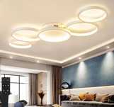 Lampa sufitowa LED 50W, 9500lm, pilot, ściemniana, 3000K - 6500K