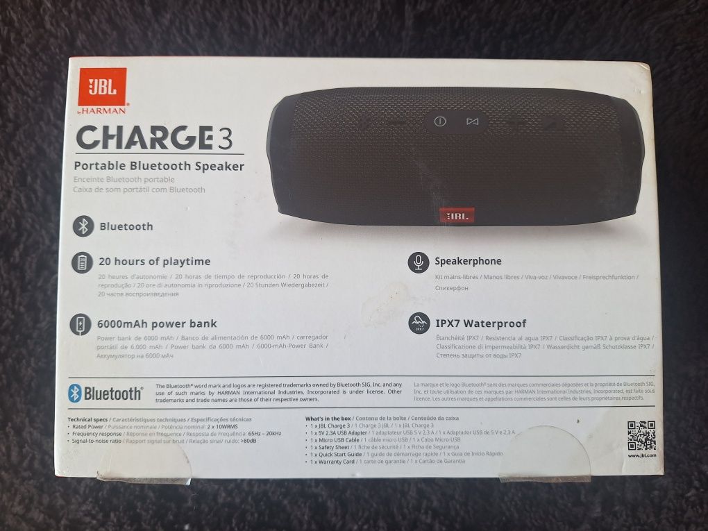 Coluna JBL change 3