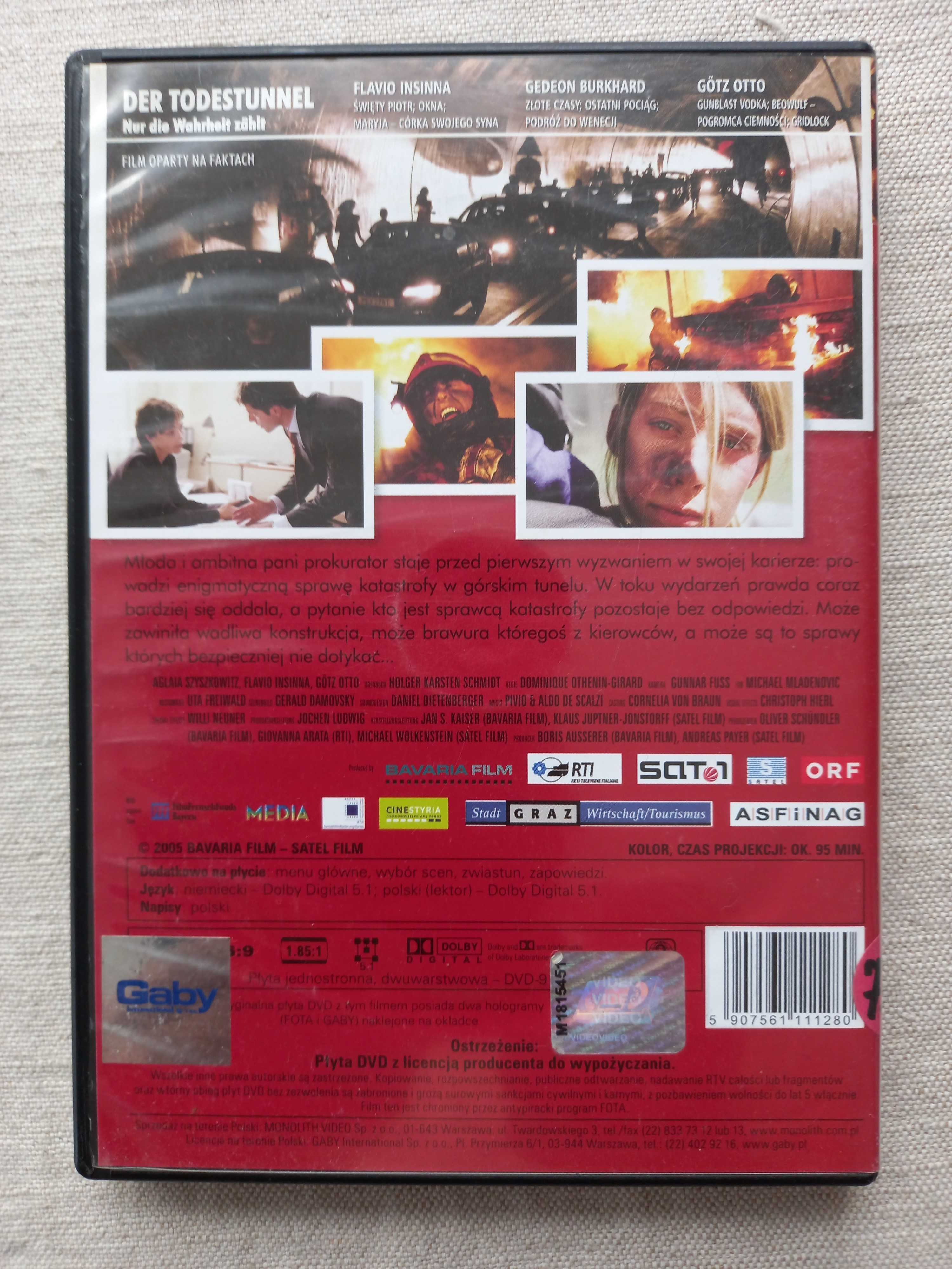 Film DVD w pudełku Tunel śmierci