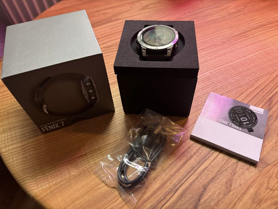 Garmin Fenix 7 – stan bardzo dobry, komplet, oryginał!