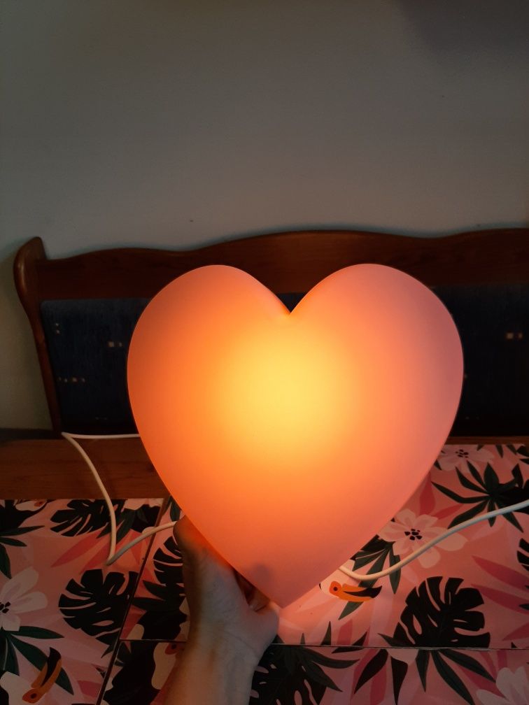Lampka nocna serce
