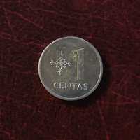 1 centas z 1991 - Litwa