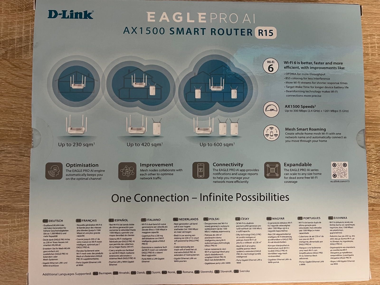 D-Link AX1500 R15 router bezprzewodowy