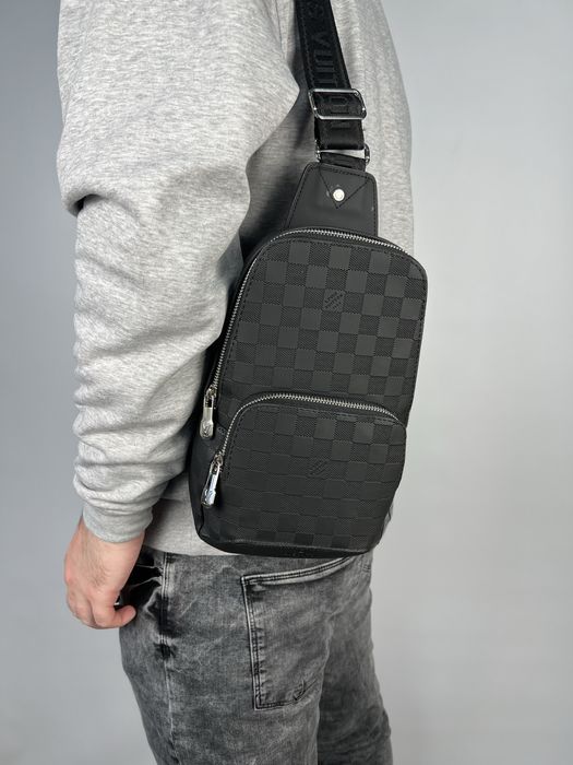 Мужская сумка через плечо LV/Барсетка/Чоловіча сумка