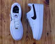 Bialo czarne buty Nike sportowe air force 1 skorzane sneakersy 36-46
