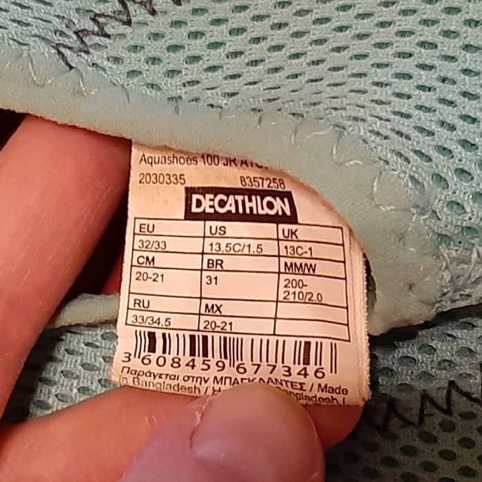 Buty do wody na basen Decathlon 32/33