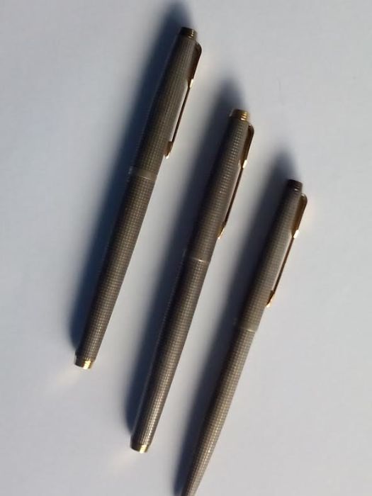 Parker caneta, esferográfica e marcador em prata