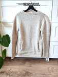 Wełniany kremowy sweter DKNY pure 100% wełna wool