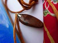 VINTAGE amulet talizman wisiorek kamień szlachetny dobra energia