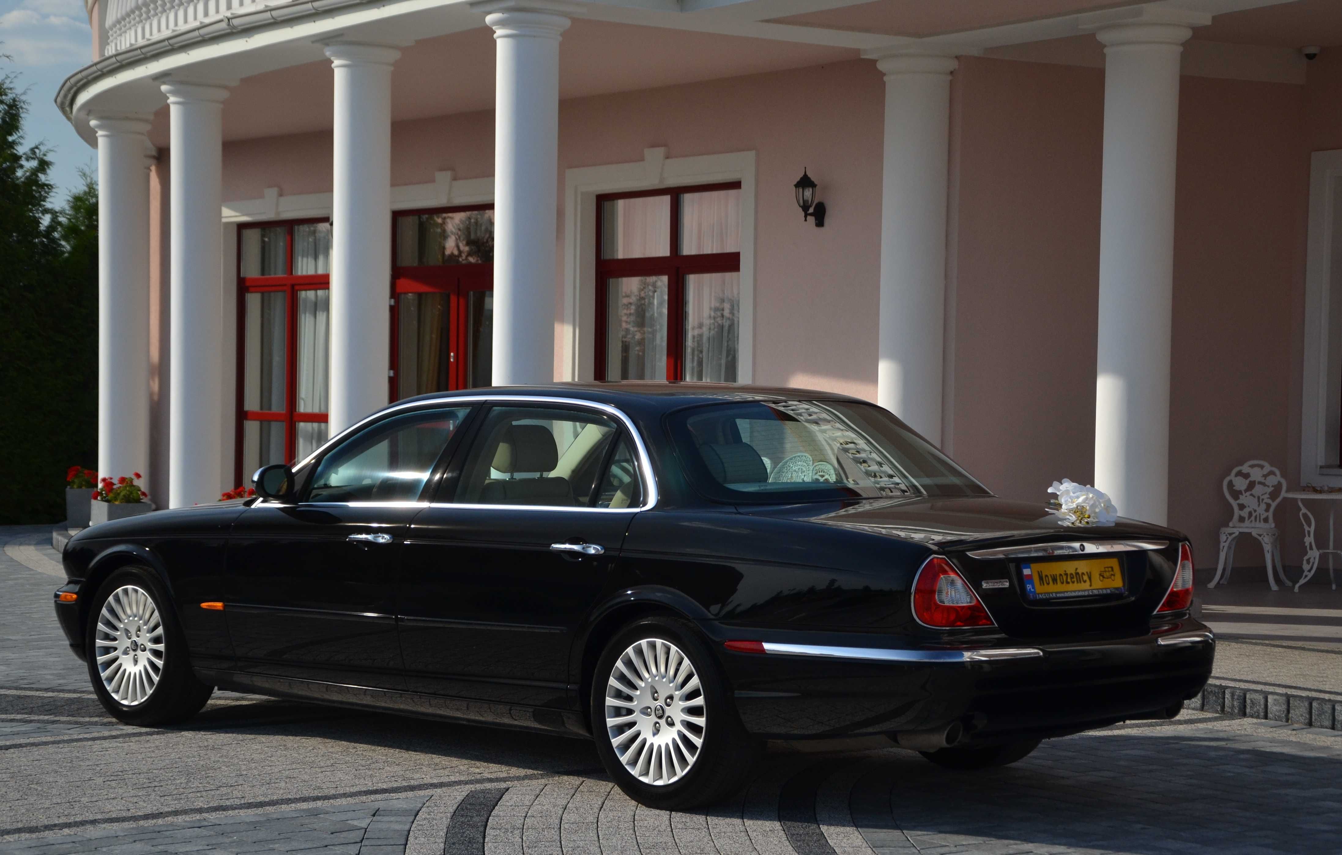 ślubny JAGUAR XJ PREMIUM LONG do ślubu Kielce limuzyna auto samochód