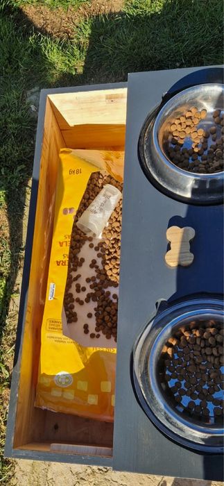 Suporte para tigela de cão /Dog bowl stand/ Dog bowl Box