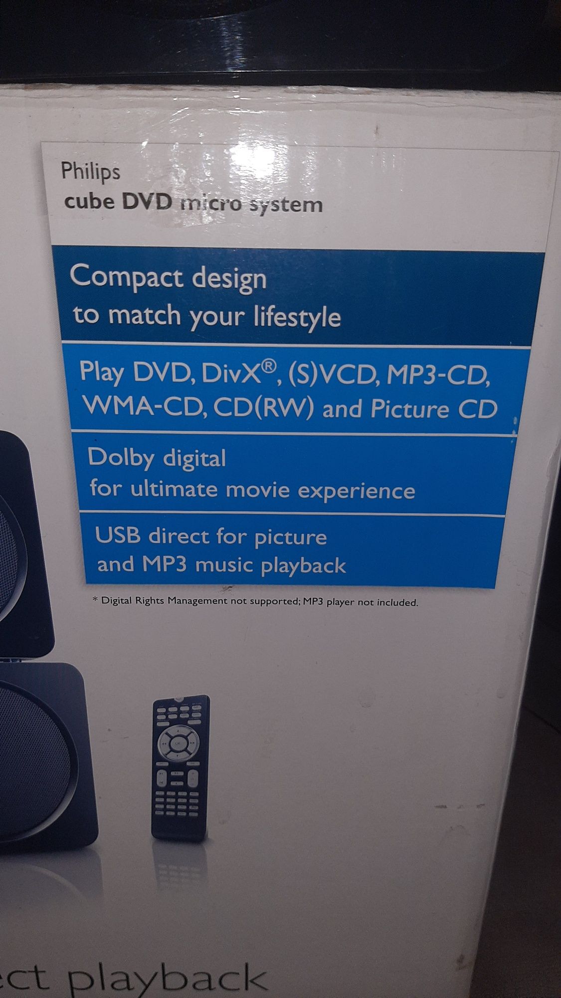 Philips Cube UsB DvD Cd AuX TuneR Музичний центр
