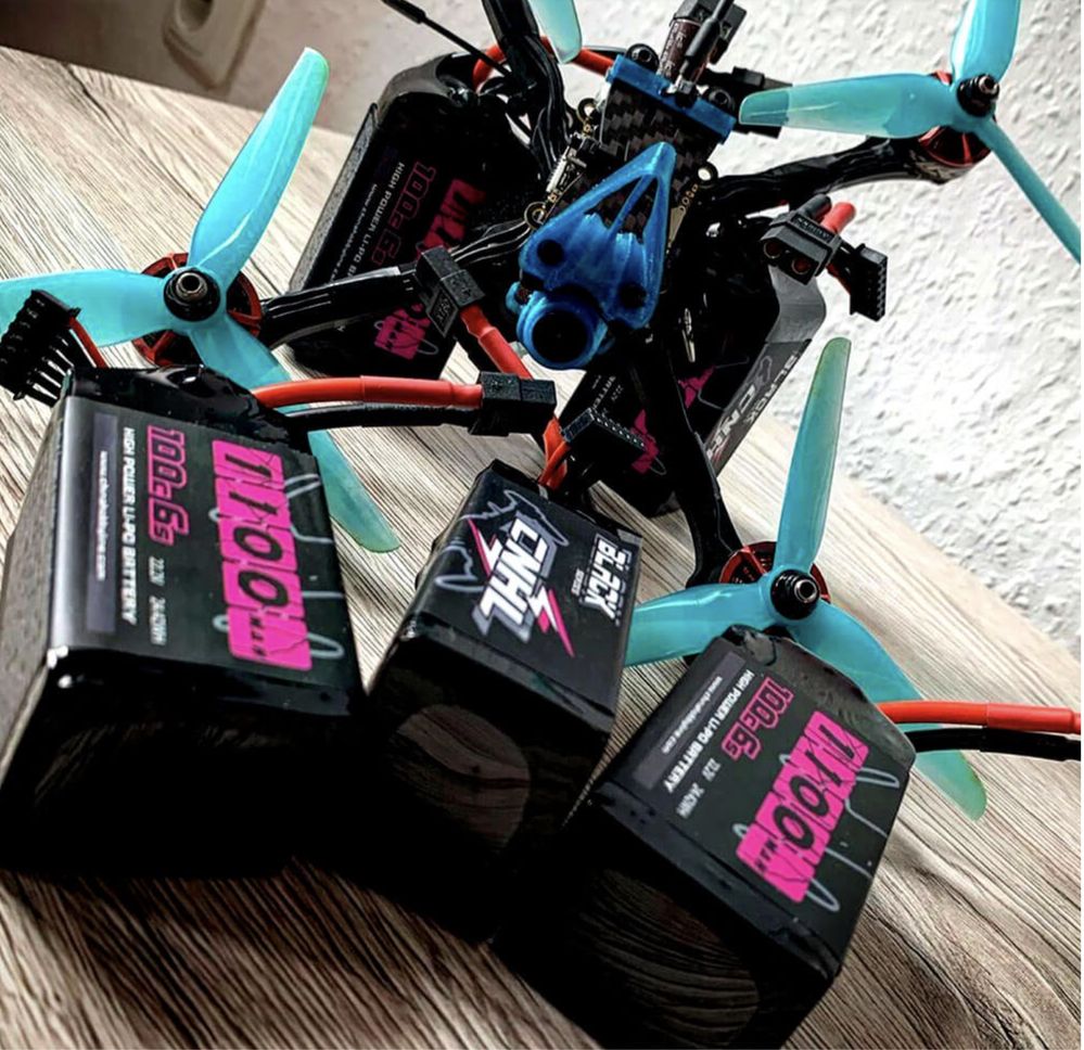CNHL батарея liPo 1100mAh 6s 100C для FPV