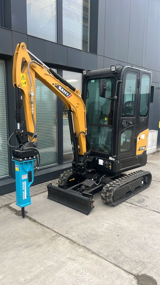 Minikoparka SANY SY18C 1.9t wynajem