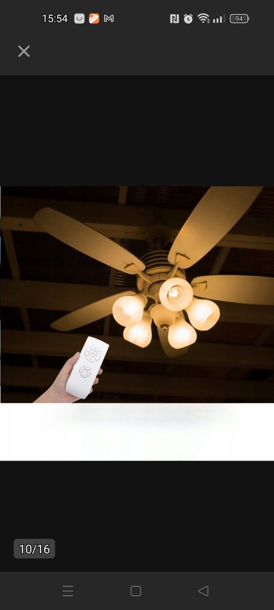 Inteligentny Sterownik wentylatora lampy 3 biegi iFAN Pilot WiFi TUYA