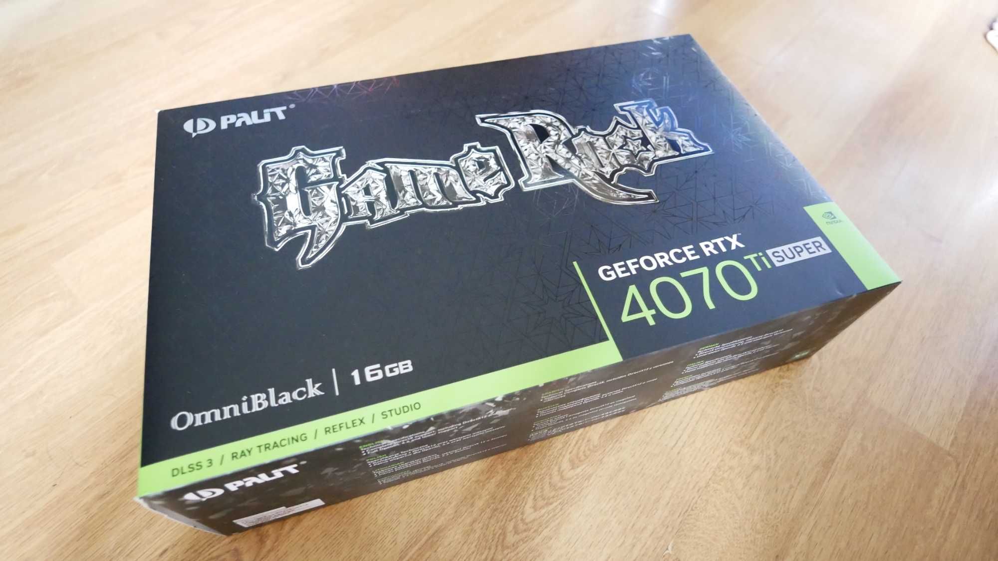 GeForce RTX 4070 Ti SUPER Palit GameRock OmniBlack 16GB GDDR6X