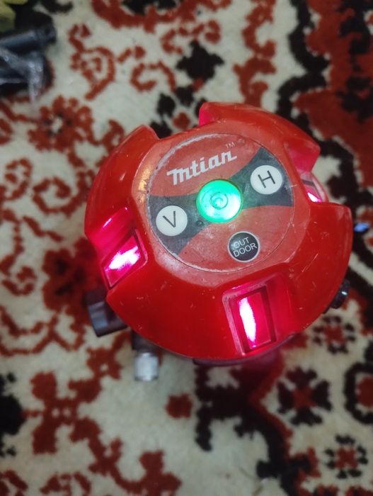 Лезерний рівень червоний мілтан miltan