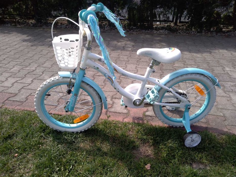 Rowerek dziecięcy dla dziewczynki 4-6 lat, 95-120cm wzrostu