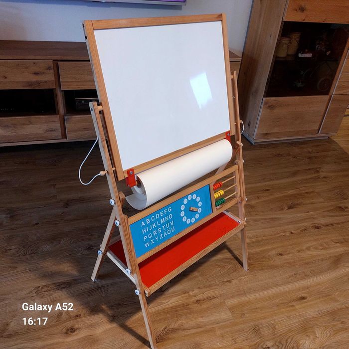 Tablica magnetyczna i kredowa dla dzieci