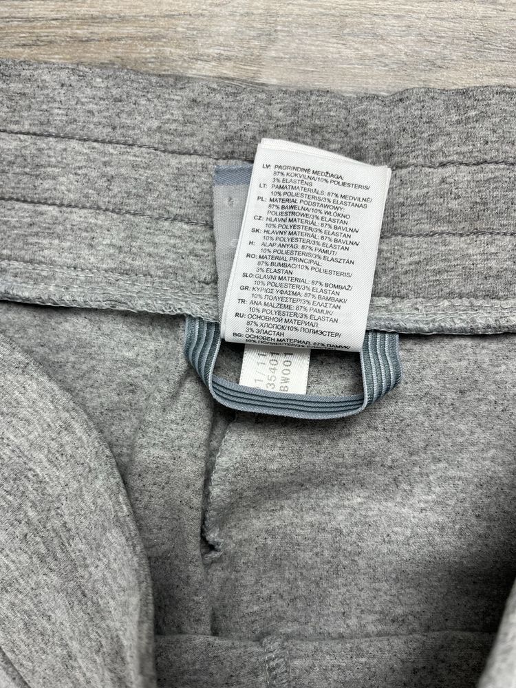 Szare spodnie dresowe damskie Adidas rozmiar S fit M dresy sportowe