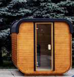 Sauna ogrodowa kwadratowa