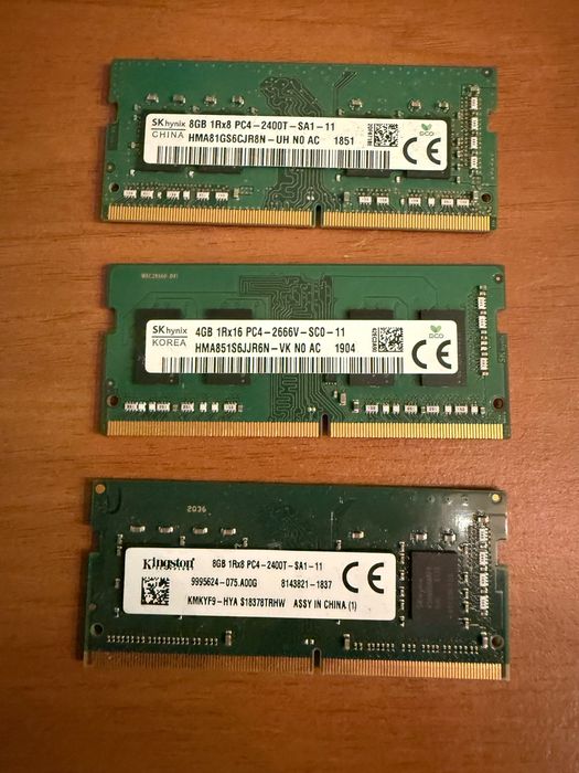 Оперативна памʼять DDR4 SO-DIMM 4Gb 8Gb для ноутбука